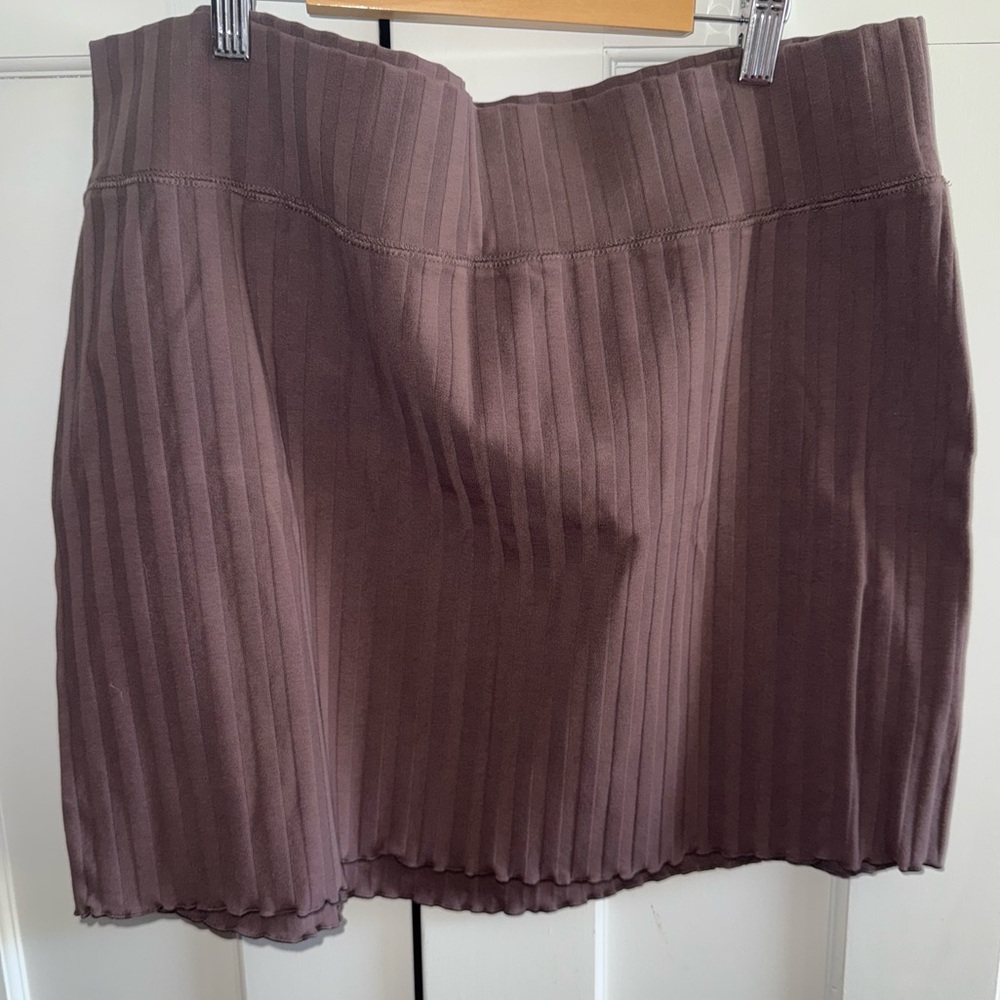 Brown Mini Skirt
